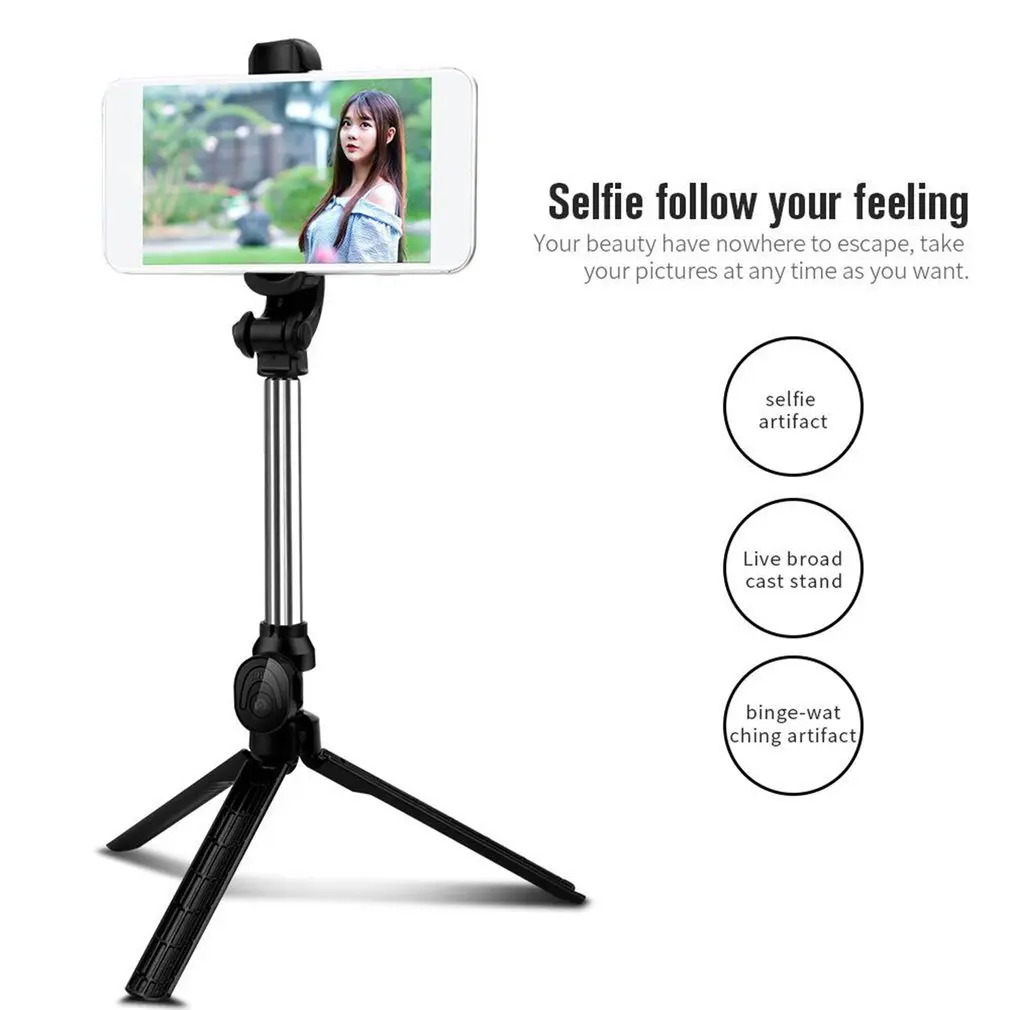 Photography Handheld Tripod Selfie Stick Wireless Control Wireless Shutter Folding Self Timer Rod
Photography Handheld Tripod Selfie Stick Wireless Control Wireless Shutter Folding Self Timer Rod