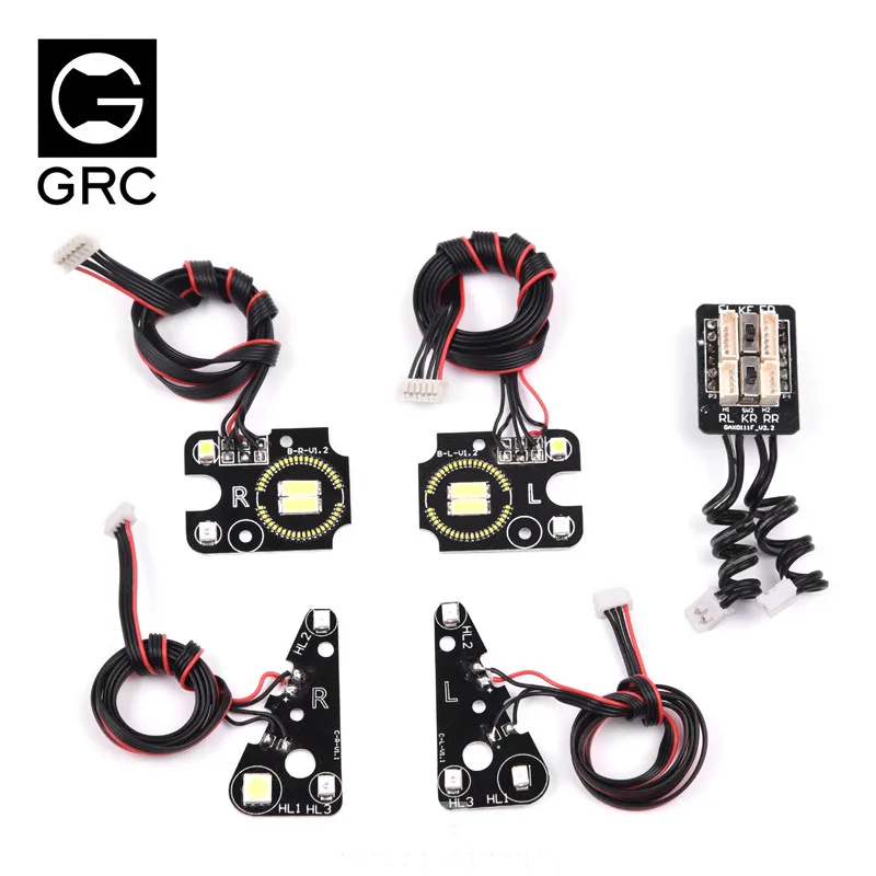 GRC Wireless Linkage SMD Light Set 4-Channel Linkage Light Set Suitable For TRX4 T4 Guard Defender
GRC Wireless Linkage SMD Light Set 4-Channel Linkage Light Set Suitable For TRX4 T4 Guard Defender