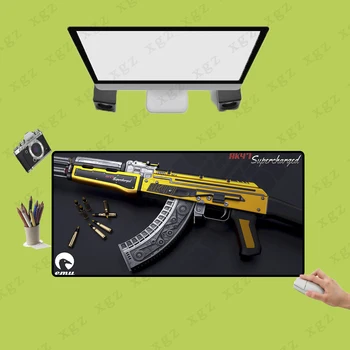 XGZ Large Size Gaming Keyboard Gun Washed Locking Edge Mouse Pad Mat for CS GO Gamer XL XXL Computer Mousepad Game for DOTA LOL
XGZ Large Size Gaming Keyboard Gun Washed Locking Edge Mouse Pad Mat for CS GO Gamer XL XXL Computer Mousepad Game for DOTA LOL