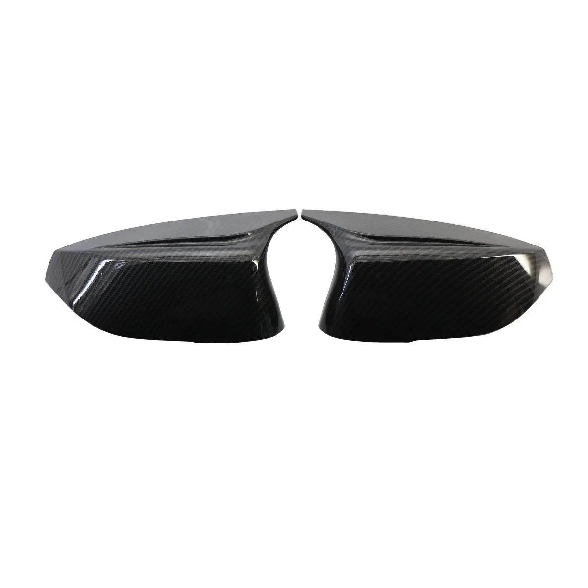 

1 Pair Horn Design Style Side Wing Mirror Cover Caps Compatible with Infiniti Q50 Sedan 2014-2021 Q60 Q70 QX30 QX50 2015-2021