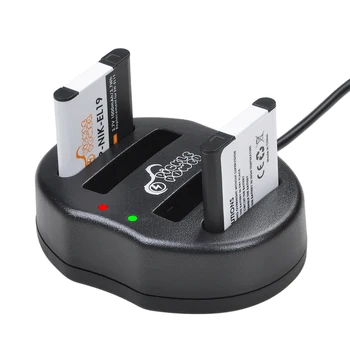 2Pcs EN EL19 ENEL19 EN-EL19 Battery &Dual Charger for Nikon Coolpix S32 S33 S100 S2500 S2750 S3100 S3200 S3300 S3400 S3500 S4100
2Pcs EN EL19 ENEL19 EN-EL19 Battery &Dual Charger for Nikon Coolpix S32 S33 S100 S2500 S2750 S3100 S3200 S3300 S3400 S3500 S4100