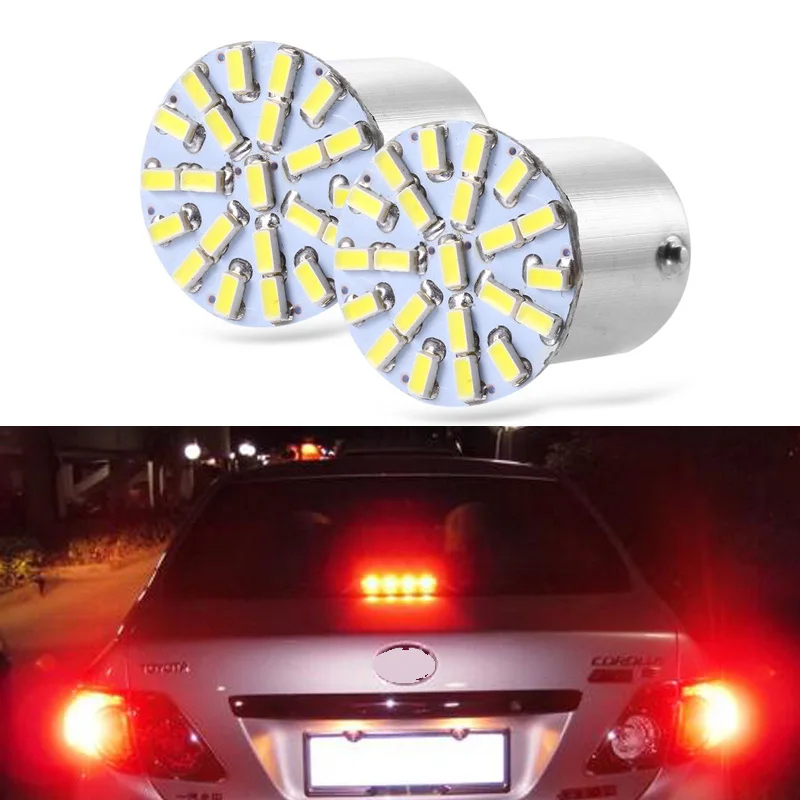 2Pcs Canbus Error Free 1156 BA15S P21W Led Bulb 1157 BAU15S PY21W Auto Lamp Car Rear Turn Signal Light Amber Red White
2Pcs Canbus Error Free 1156 BA15S P21W Led Bulb 1157 BAU15S PY21W Auto Lamp Car Rear Turn Signal Light Amber Red White