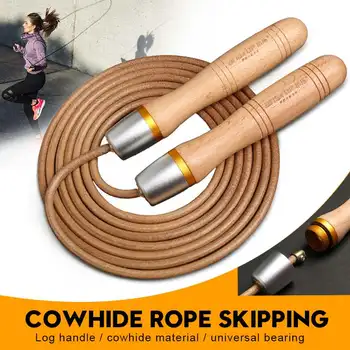 Professional 3 Meter Cowhide Speed Skipping Jump Rope Adjustable Sports Lose Weight Exercise Gym Crossfit Fitness Equipment
Professional 3 Meter Cowhide Speed Skipping Jump Rope Adjustable Sports Lose Weight Exercise Gym Crossfit Fitness Equipment