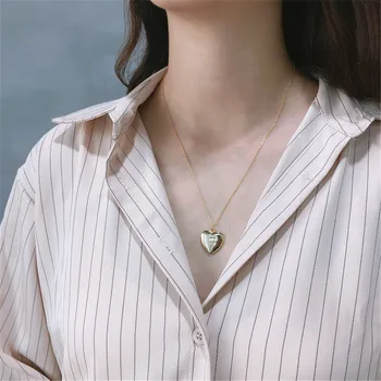 POFUNUO Women New Real 925 Sterling Silver Korean Style Heart Pendant Necklace Lovers Birthday Jewelry 18K Gold Diamond Necklace
POFUNUO Women New Real 925 Sterling Silver Korean Style Heart Pendant Necklace Lovers Birthday Jewelry 18K Gold Diamond Necklace