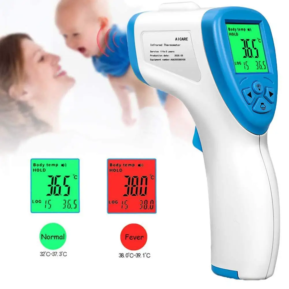 Digital Handheld Non-contact IR Infrared Forehead Thermometer Temperature Meter Handheld Non Contact Digital Display Portable
Digital Handheld Non-contact IR Infrared Forehead Thermometer Temperature Meter Handheld Non Contact Digital Display Portable