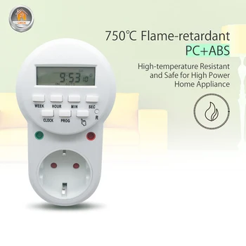 EU Switch Electronic Digital Timer Energy Saving Mechanical Socke Wall Socket Switc Hours Timer Outlet Programmable Timing
EU Switch Electronic Digital Timer Energy Saving Mechanical Socke Wall Socket Switc Hours Timer Outlet Programmable Timing