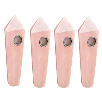 1Pcs Natural Pink Rose Quartz Crystal Smoking Pipes Cigarette Pipe
1Pcs Natural Pink Rose Quartz Crystal Smoking Pipes Cigarette Pipe