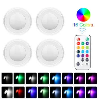 LED Puck Lights Night Lamp Dimmable Under Cabinet Lighting with Remote Control 16 Colors Changing Stairs for Kitchen Bedroom
LED Puck Lights Night Lamp Dimmable Under Cabinet Lighting with Remote Control 16 Colors Changing Stairs for Kitchen Bedroom