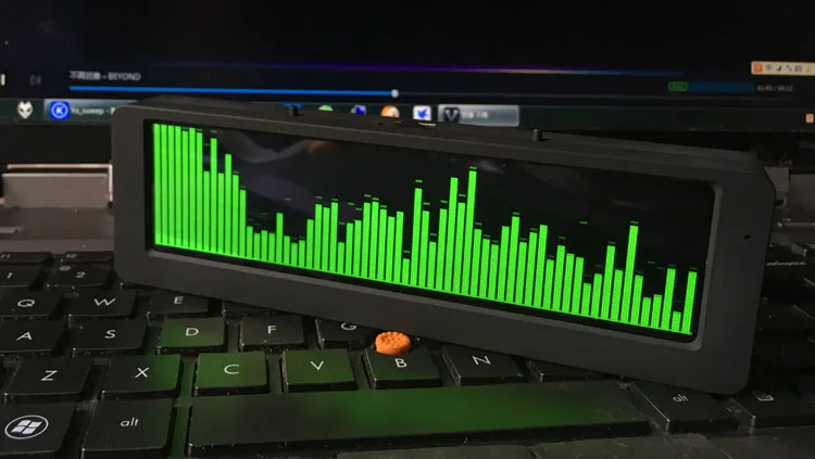 Модуль дисплея музыкального спектра с OLED экраном 5 дюйма VU метр профессиональное
