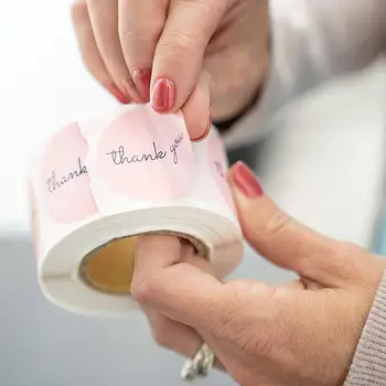 500pcs Thank You Stickers 1 inch Pink Stickers For Company Giveaway & Birthday Party Favors Labels & Mailing Supplies Festival
500pcs Thank You Stickers 1 inch Pink Stickers For Company Giveaway & Birthday Party Favors Labels & Mailing Supplies Festival