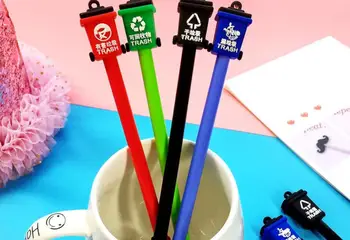 cute Refuse classification gel pen cartoon neutral pen student prize office black write pen promotion gift pen 0.5mm 48pc/lot 
cute Refuse classification gel pen cartoon neutral pen student prize office black write pen promotion gift pen 0.5mm 48pc/lot