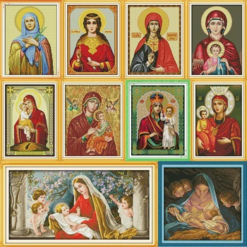 The Madonna Patterns Series 11CT 14CT Counted Cross Stitch Kits Printed Fabric DIY Handmade Embroidery Needlework Kit Home Decor
The Madonna Patterns Series 11CT 14CT Counted Cross Stitch Kits Printed Fabric DIY Handmade Embroidery Needlework Kit Home Decor