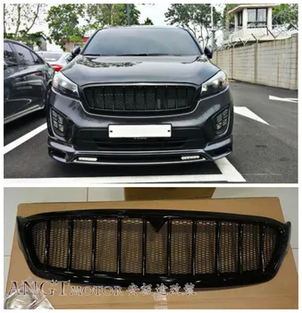 High quality ABS Mesh Grille Trim Racing Grills Fits For KIA Sorento 2015 2016 2017 
High quality ABS Mesh Grille Trim Racing Grills Fits For KIA Sorento 2015 2016 2017