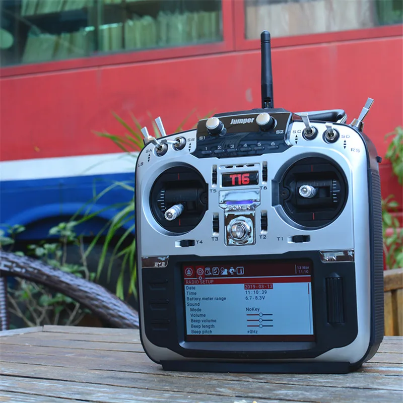 Jumper T16 Hall Gimbal Open Source Multi-protocol Radio Transmitter JP 4-in-1 RF Module 2.4G 16CH support for FPV Racing Drone
Jumper T16 Hall Gimbal Open Source Multi-protocol Radio Transmitter JP 4-in-1 RF Module 2.4G 16CH support for FPV Racing Drone