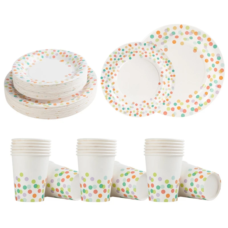 Multicolor Dot Party Tableware Set Blue Black Pink White Disposable Napkin Plate Cup Party Favor
Multicolor Dot Party Tableware Set Blue Black Pink White Disposable Napkin Plate Cup Party Favor