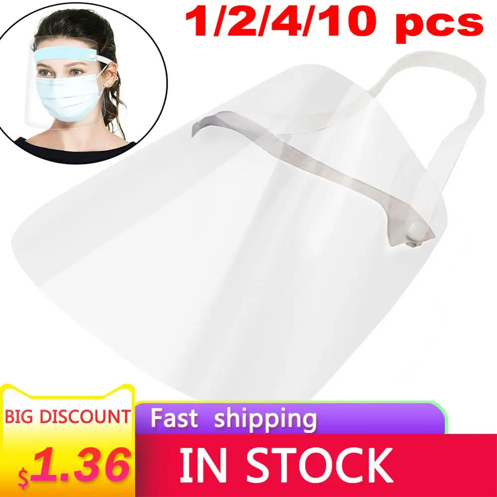 1/2/4/10PC Full Face Shield Mask Clear Flip Up Visor Protection Safety Work Guard For Droplet, Dust,Oil Fume
1/2/4/10PC Full Face Shield Mask Clear Flip Up Visor Protection Safety Work Guard For Droplet, Dust,Oil Fume