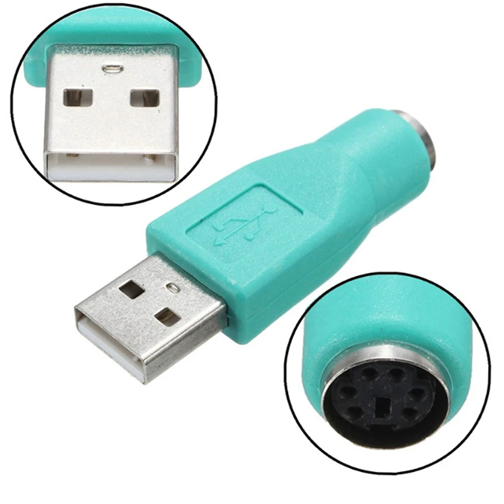 New USB Male To For PS2 Female Adapter Converter For Computer PC Keyboard Mouse Accessories
New USB Male To For PS2 Female Adapter Converter For Computer PC Keyboard Mouse Accessories
