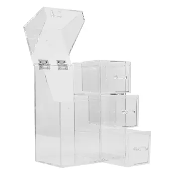 Desktop Makeup Tool Storage Box Dust-proof Cosmetic Brush Storage Drawers Display Makeup Case (Transparent)
Desktop Makeup Tool Storage Box Dust-proof Cosmetic Brush Storage Drawers Display Makeup Case (Transparent)