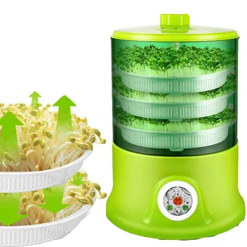 Intelligent Bean Sprouts Machine Grow Automatic Large Capacity Thermostat Green Seeds Growing Automatic Bean Sprout Machine 220V
Intelligent Bean Sprouts Machine Grow Automatic Large Capacity Thermostat Green Seeds Growing Automatic Bean Sprout Machine 220V