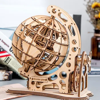 Globe Wooden 3D DIY Building Blocks Puzzle Blocks Mechanical Drive Globe Home Decoration Toys For Children Educational
Globe Wooden 3D DIY Building Blocks Puzzle Blocks Mechanical Drive Globe Home Decoration Toys For Children Educational