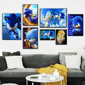 Sonic Poster NEW Blue Flash Graffiti Mural Canvas Painting Posters and Prints Kids Room Decoration Picture Home Decor
Sonic Poster NEW Blue Flash Graffiti Mural Canvas Painting Posters and Prints Kids Room Decoration Picture Home Decor