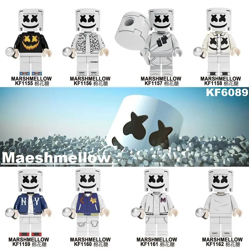 Single Sale Building Blocks Bricks Famous DJ Marshmellow Singer Charater Dolls AIM Agent Figures For Children Toys Gift KF6089
Single Sale Building Blocks Bricks Famous DJ Marshmellow Singer Charater Dolls AIM Agent Figures For Children Toys Gift KF6089