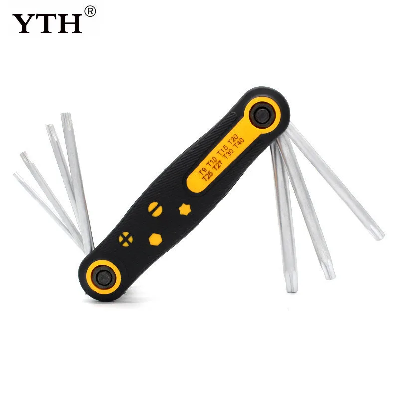 YTH 8 in 1 Mini multi bit screwdriver set Folding Star Key Bit Screwdriver Wrench Set Hand Tool For Phones Tablets Computers
YTH 8 in 1 Mini multi bit screwdriver set Folding Star Key Bit Screwdriver Wrench Set Hand Tool For Phones Tablets Computers