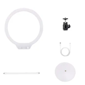 Desktop Ring Light 3200K-5500K Dimmable 128 LEDs Photography Lamp with Camera Ball Head for Makeup Photo Studio Video
Desktop Ring Light 3200K-5500K Dimmable 128 LEDs Photography Lamp with Camera Ball Head for Makeup Photo Studio Video
