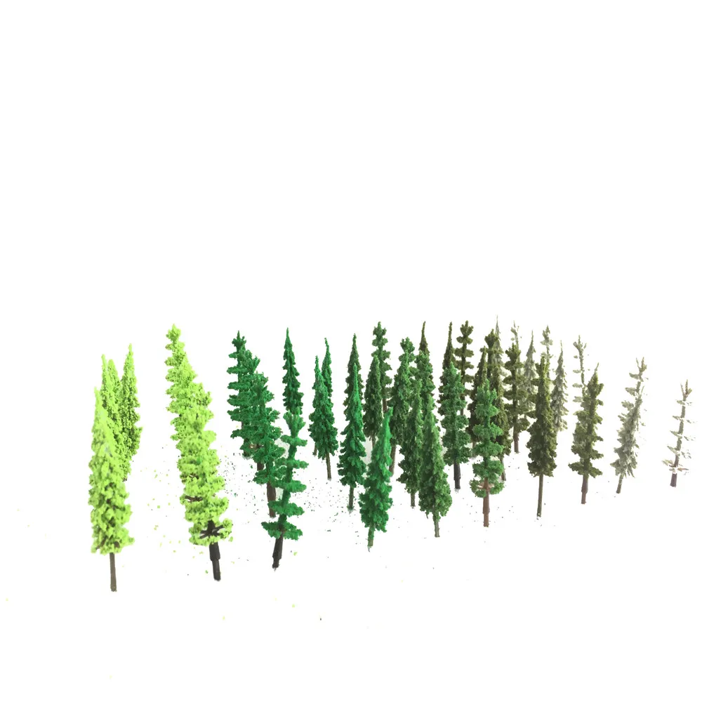 architecture model green tree01