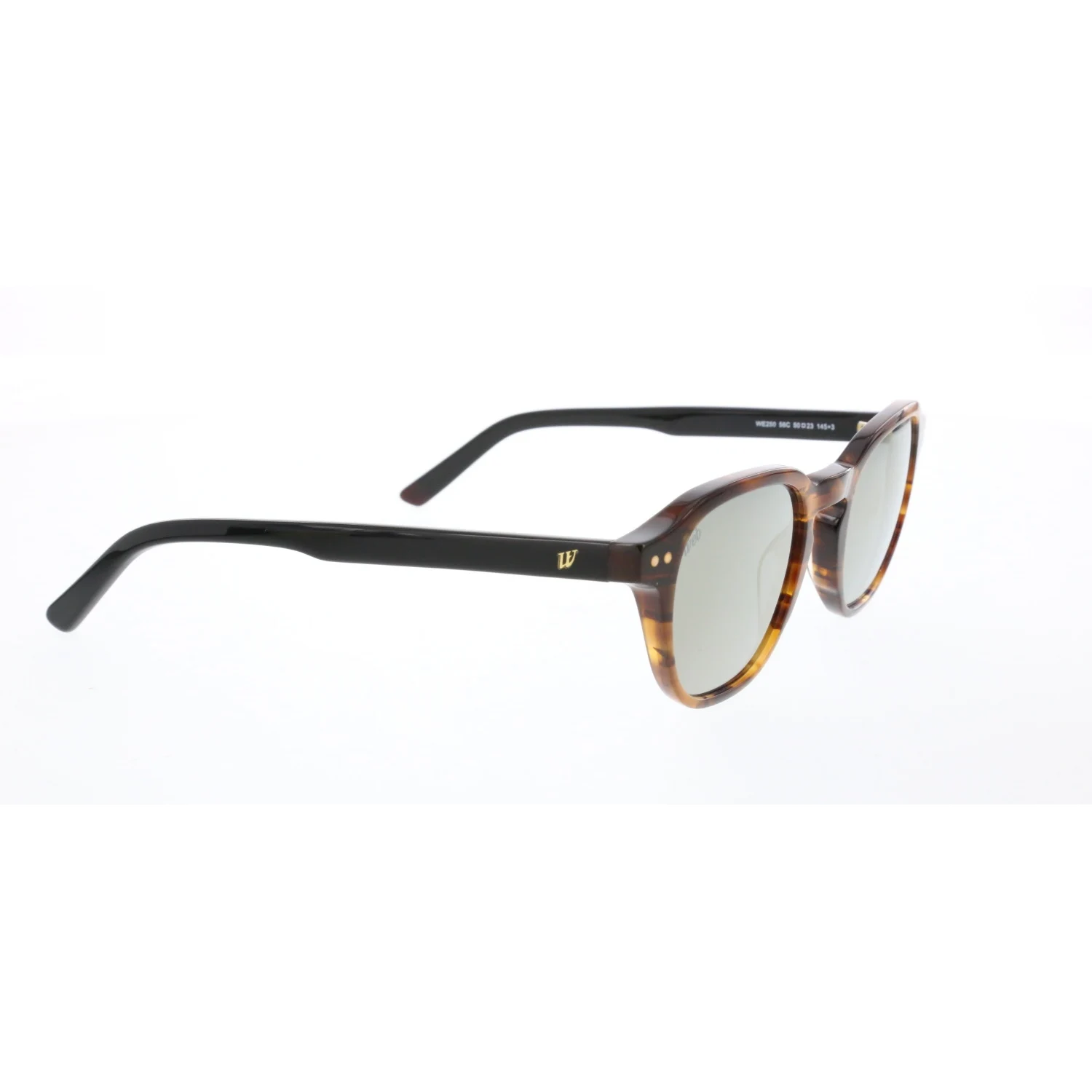 Unisex sunglasses w 0250 56c bone Brown organic square square 50-23-145 web