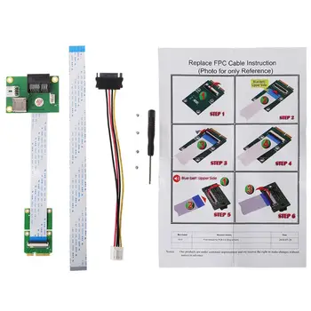 Easy Installation Plug and Play Mini PCIE to PCI-E Express X1+USB Riser Card with FFC Cable High Speed DIY 90 Degree Slot
Easy Installation Plug and Play Mini PCIE to PCI-E Express X1+USB Riser Card with FFC Cable High Speed DIY 90 Degree Slot