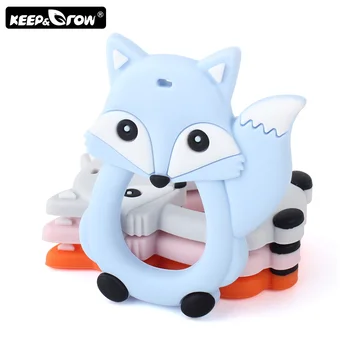 Keep&Grow 1pc Baby Silicone Teether BPA Free Rodent Fox Teethers Teething Necklace DIY Pacifier Clips Silicone Beads Nursing Toy
Keep&Grow 1pc Baby Silicone Teether BPA Free Rodent Fox Teethers Teething Necklace DIY Pacifier Clips Silicone Beads Nursing Toy
