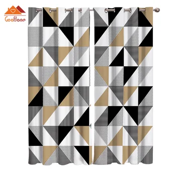 Bauhaus Geometry Black And White Triangles Window Curtains Living Room Outdoor Fabric Drapes Curtain Home Decor
Bauhaus Geometry Black And White Triangles Window Curtains Living Room Outdoor Fabric Drapes Curtain Home Decor