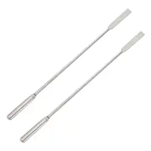 2pcs Stainless Steel Micro Spoon Spatula Labs Mixing Spatula Sampling Spoon 
2pcs Stainless Steel Micro Spoon Spatula Labs Mixing Spatula Sampling Spoon