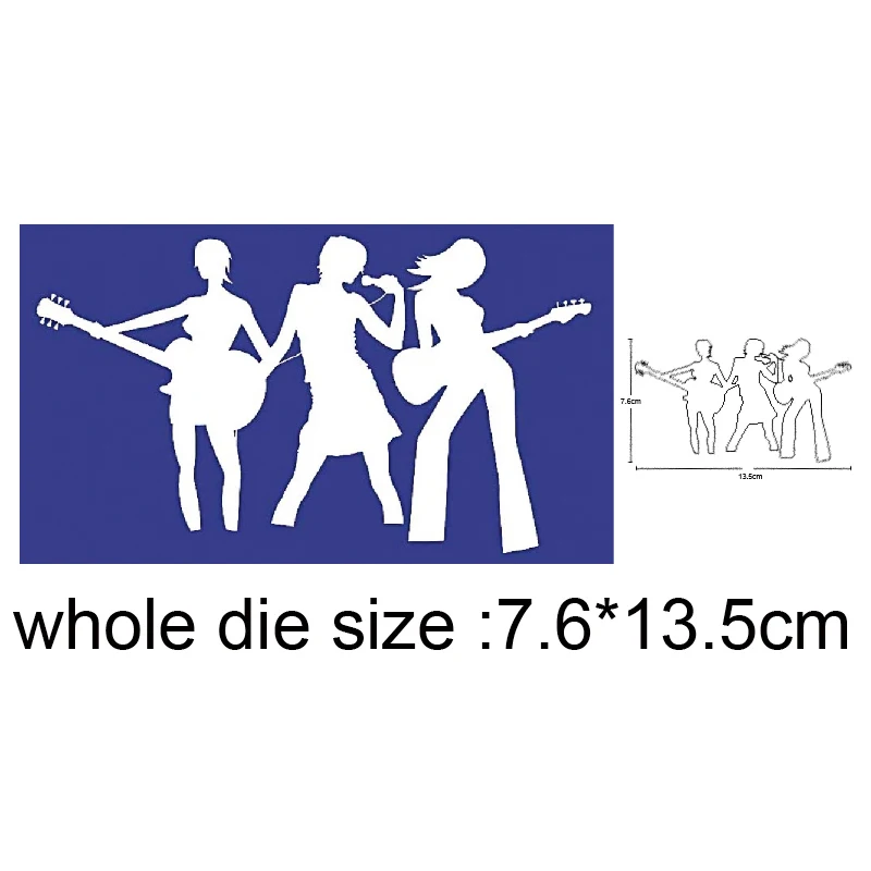 Metal dies Singing Girl Band Embossing Frame Cutting Dies Diy Scrapbooking dies Paper Cards Making Photo Decoration Craft Dies
Metal dies Singing Girl Band Embossing Frame Cutting Dies Diy Scrapbooking dies Paper Cards Making Photo Decoration Craft Dies