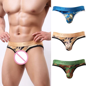 2x Mens Thong G String Pouch Tanga Camouflage Underwear Briefs Yellow+Blue L
2x Mens Thong G String Pouch Tanga Camouflage Underwear Briefs Yellow+Blue L