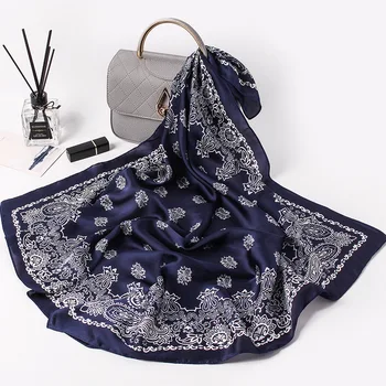 Fashion Silk Satin Hair Scarf For Women Small Shawl Paisley Printed Bandana Head Bag Scarfs Female 70*70cm Kerchief Neck Scarves
Fashion Silk Satin Hair Scarf For Women Small Shawl Paisley Printed Bandana Head Bag Scarfs Female 70*70cm Kerchief Neck Scarves