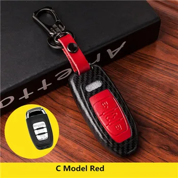 Carbon Fiber Leather Protect Cover All-round protect ABS Car key Shell Case Set Hook For Audi A4 A4L A6 A6L A5 A7 A8 S5 S6 S7 Q5
Carbon Fiber Leather Protect Cover All-round protect ABS Car key Shell Case Set Hook For Audi A4 A4L A6 A6L A5 A7 A8 S5 S6 S7 Q5