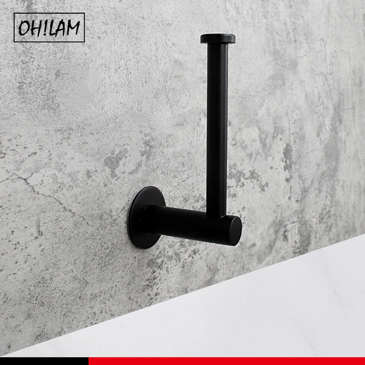 SS304 Self Adhesive Toilet Paper Holder Kitchen Washroom Wall Mounted Roll Tissue Holder No Drilling Bathroom S/S Brushed-Black
SS304 Self Adhesive Toilet Paper Holder Kitchen Washroom Wall Mounted Roll Tissue Holder No Drilling Bathroom S/S Brushed-Black