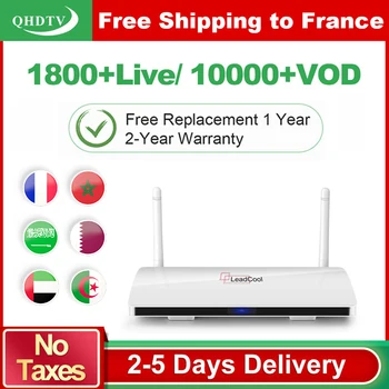 LEADCOOL 1G+8G IPTV Media Player Smart Android TV Box with QHDTV 1 Year 1300+ HD IPTV French Arabic Europe Channels Subscription
LEADCOOL 1G+8G IPTV Media Player Smart Android TV Box with QHDTV 1 Year 1300+ HD IPTV French Arabic Europe Channels Subscription