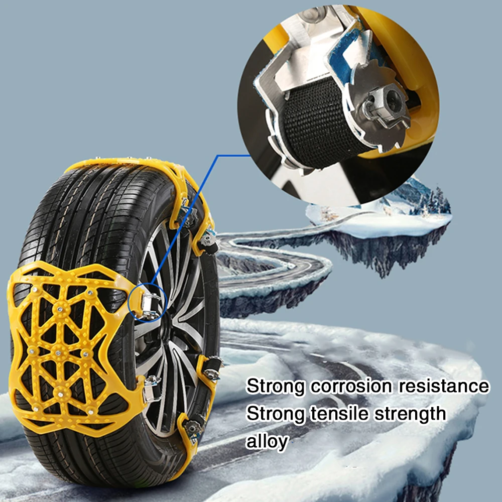 Universal Snow Chain Wheel First Aid Skidproof Metal Belt Strap Car Tire Winter Safety Truck Anti-Skid Chain
Universal Snow Chain Wheel First Aid Skidproof Metal Belt Strap Car Tire Winter Safety Truck Anti-Skid Chain
