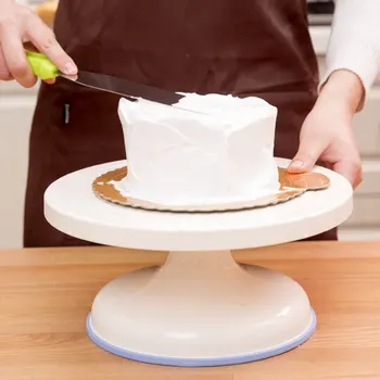 Plastic Cake Table DIY Baking Cake Stand Cake Turntable Rotating Cake Decorating Baking Tool Kitchen Supplies
Plastic Cake Table DIY Baking Cake Stand Cake Turntable Rotating Cake Decorating Baking Tool Kitchen Supplies