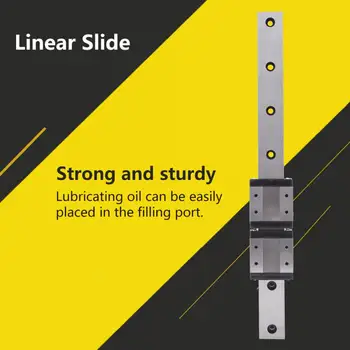 guia linear LMLF24B-300-2R Miniature Linear Guide Slide Bearing Steel 300mm Linear Guide geleiderail 
guia linear LMLF24B-300-2R Miniature Linear Guide Slide Bearing Steel 300mm Linear Guide geleiderail