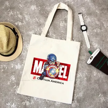 Marvel Avengers Iron Man/Captain America/Spiderman/Hulk Tote Bag Canvas Bags Shopping Bags Printed Casual Shoulder Bag Foldable
Marvel Avengers Iron Man/Captain America/Spiderman/Hulk Tote Bag Canvas Bags Shopping Bags Printed Casual Shoulder Bag Foldable