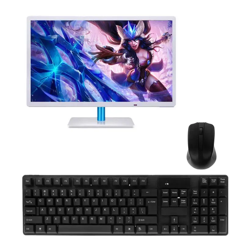 2.4GHz Wireless Keyboard Optical Mouse Combo Kit For Laptop Desktop Computer B95D
2.4GHz Wireless Keyboard Optical Mouse Combo Kit For Laptop Desktop Computer B95D