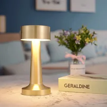 Bar Table Lamp Iron Table Lamp Touch Adjustable Night Light LED Warm Lamp Rechargeable Built-in Battery with Charger and Gasket
Bar Table Lamp Iron Table Lamp Touch Adjustable Night Light LED Warm Lamp Rechargeable Built-in Battery with Charger and Gasket
