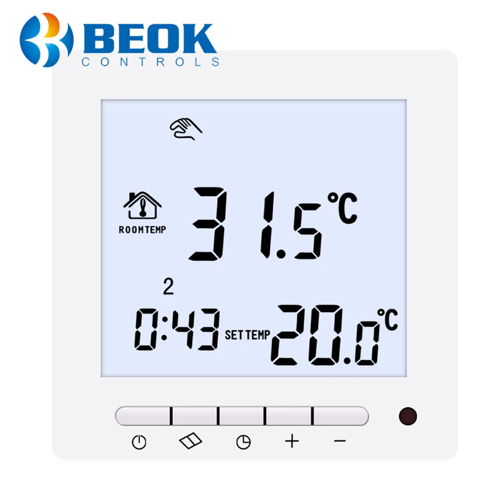 Beok 16A Electric Heating Floor Thermostat LCD Digital Display Thermoregulator Programmable Temperature Room Controller
Beok 16A Electric Heating Floor Thermostat LCD Digital Display Thermoregulator Programmable Temperature Room Controller