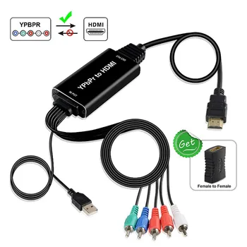 YPBPR TO HDMI Converter Adapter 5RCA RGB Support 1080P Color Difference to HDMI Converter RGB to HDMI 2M Cable Adapter
YPBPR TO HDMI Converter Adapter 5RCA RGB Support 1080P Color Difference to HDMI Converter RGB to HDMI 2M Cable Adapter