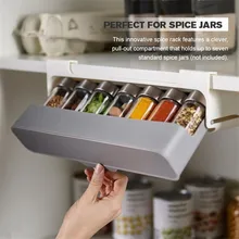 1pc Self Adhesives Wall Shelf For Spice Organizer Bottle Storage Under Cabinet Shelf Spice Organizer Kitchen Supplies
1pc Self Adhesives Wall Shelf For Spice Organizer Bottle Storage Under Cabinet Shelf Spice Organizer Kitchen Supplies