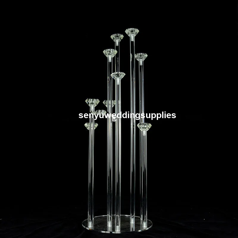 New Tall Crystal Candelabra 10 heads crystal acrylic wedding candelabra for wedding event party favors senyu1440
New Tall Crystal Candelabra 10 heads crystal acrylic wedding candelabra for wedding event party favors senyu1440